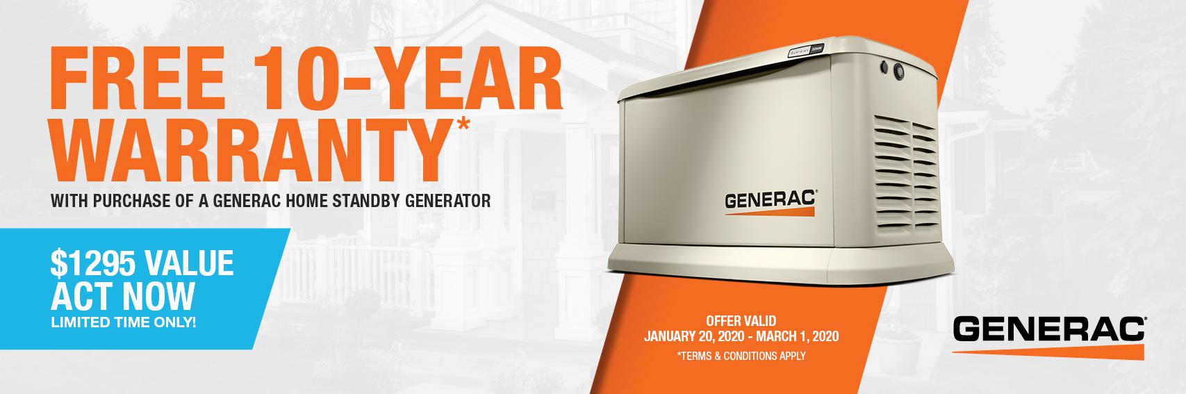Homestandby Generator Deal | Warranty Offer | Generac Dealer | Edmonton, 